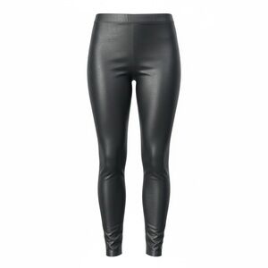 EXPRESS Faux Leather Leggings Pants Gray Medium